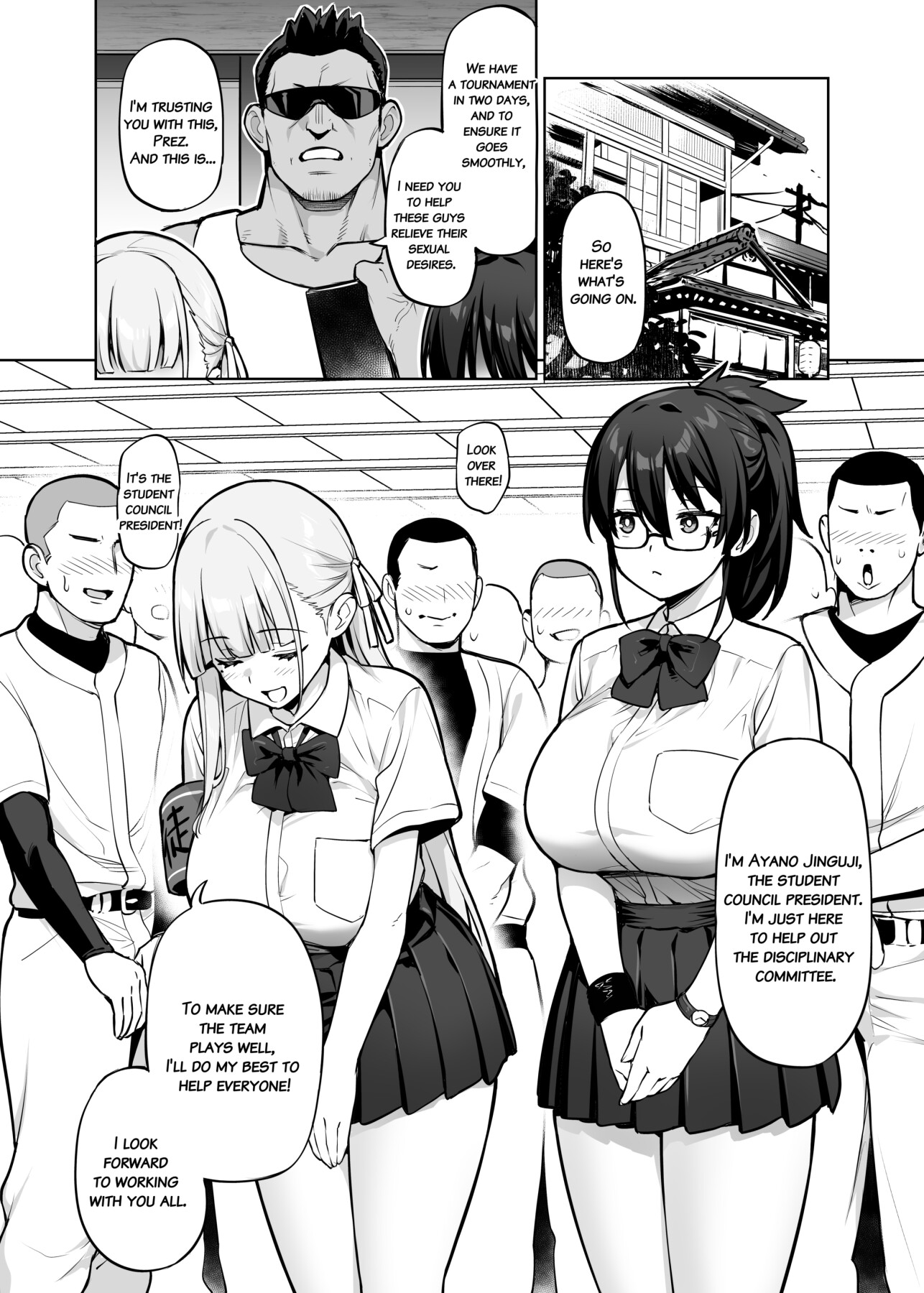 Hentai Manga Comic-About the Student Council Members' Huge Tits!-Read-7